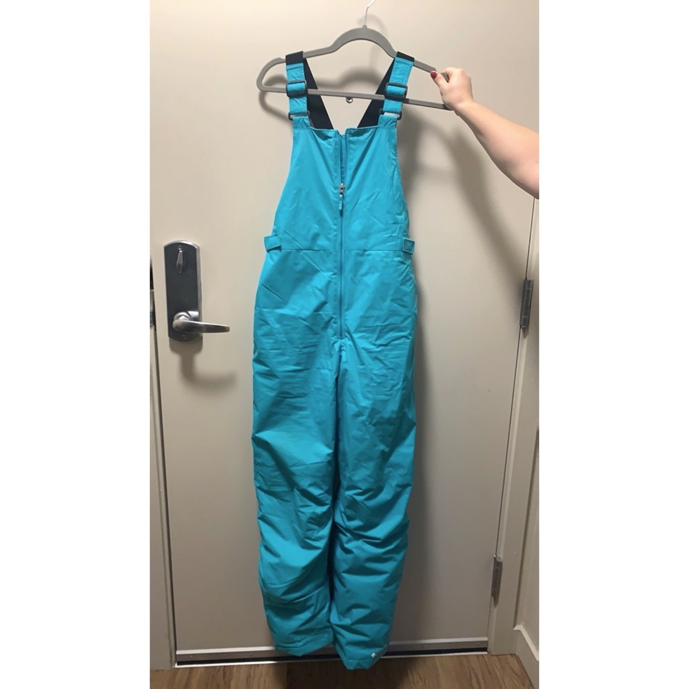 Columbia Youth XL Light Blue Snow Bibs